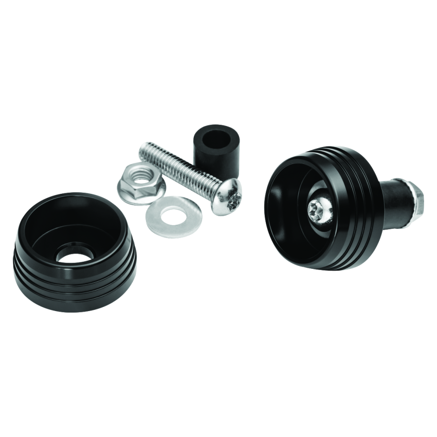 Kuryakyn 3804 Lodestar Axle Sliders Black