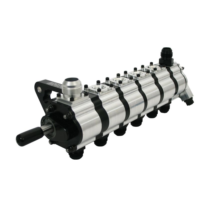 Moroso 22346 T3 Series 6 Stage Dry Sump Oil Pump - Tri-Lobe - Left Side - 1.200 Pressure