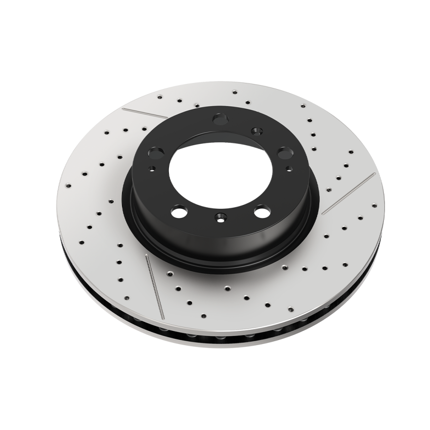 DBA 12-15 Mercedes-Benz C63 AMG Black Series OE Drilled & Slotted Rear Rotor