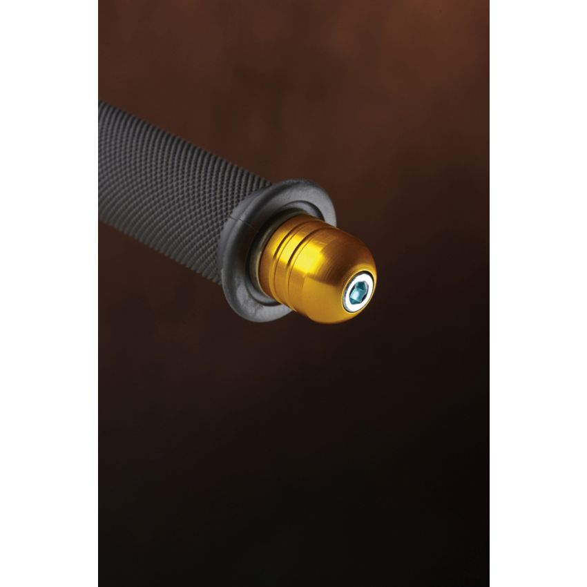 Renthal E189 End Plugs Grip - Gold