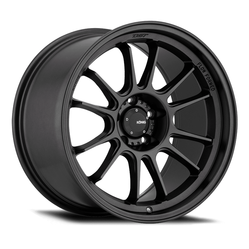 Konig HG87100455 Hypergram 17x8 4X100 ET45 Matte Black Wheel
