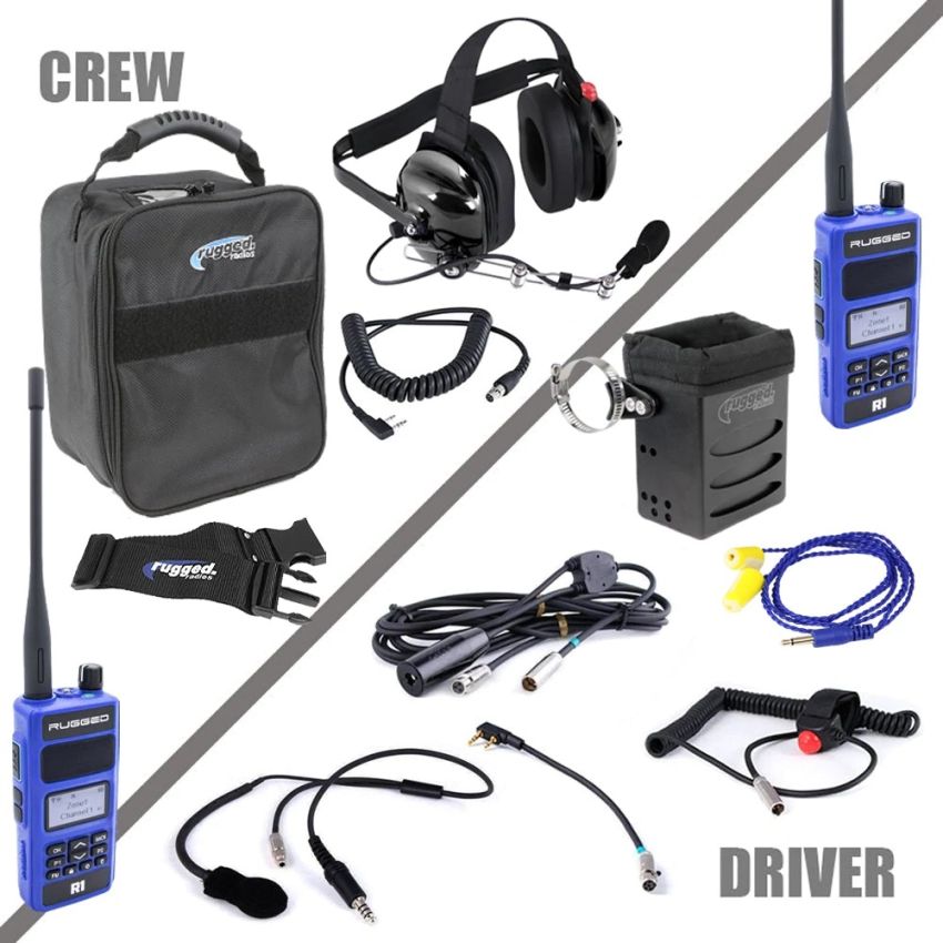 Rugged Radios IMSA-R1 NASCAR and IMSA Racing Comm System IMSA / R1 / Blue