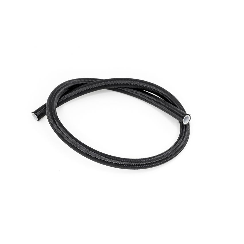 DeatschWerks 6AN Black Nylon Braided PTFE Hose 3 Feet