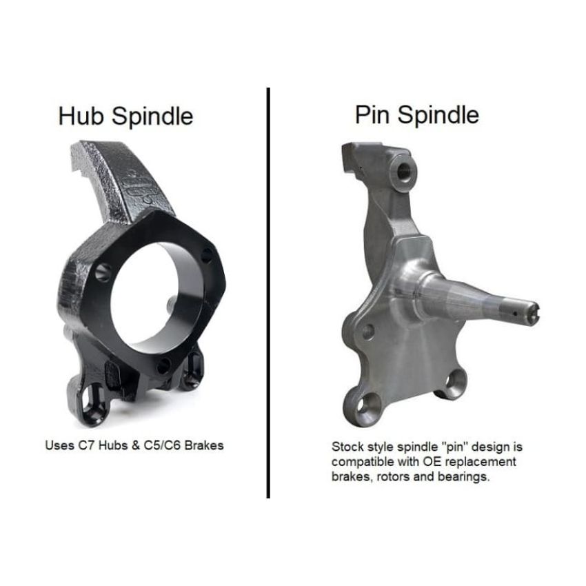 Ridetech 11162798 Front Subframe with hub spindles for 1967-1969 GM F-Body and 1968-1974 X-Body.