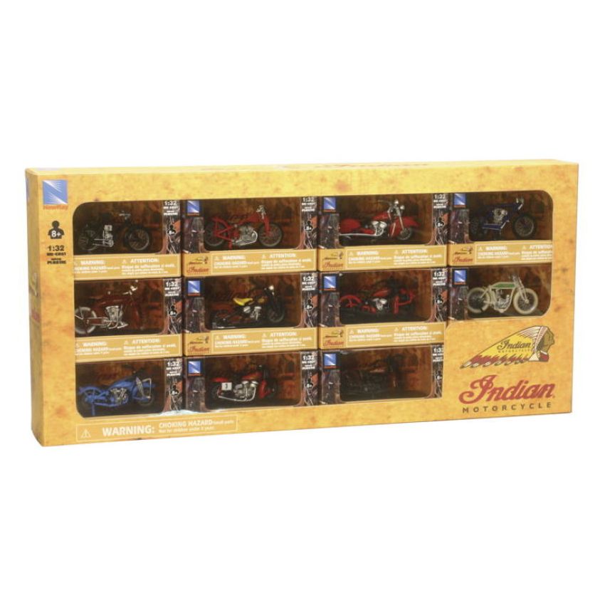New Ray Toys SS-06065 Indian Bike Collection Set - 11 pieces