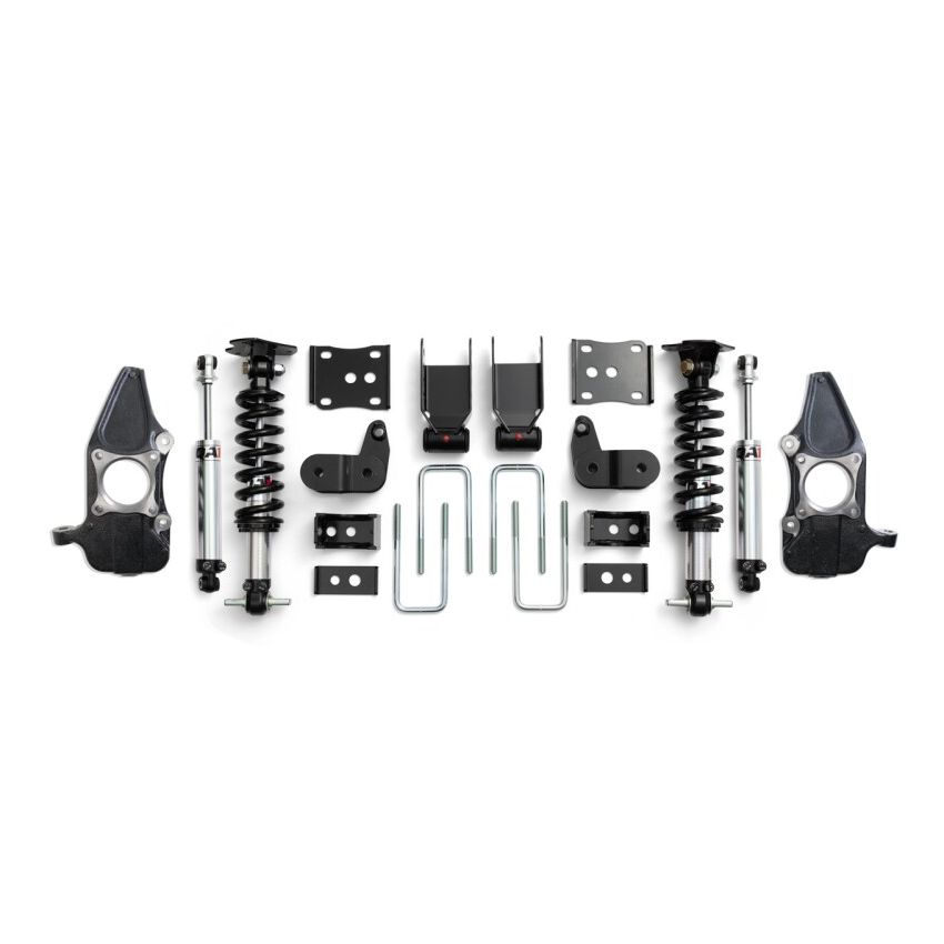 QA1 LK12-FF02 15-20 Ford F-150 4WD Lowering Kit w/ Spindles Double Adjustable 3.5in-5.5in
