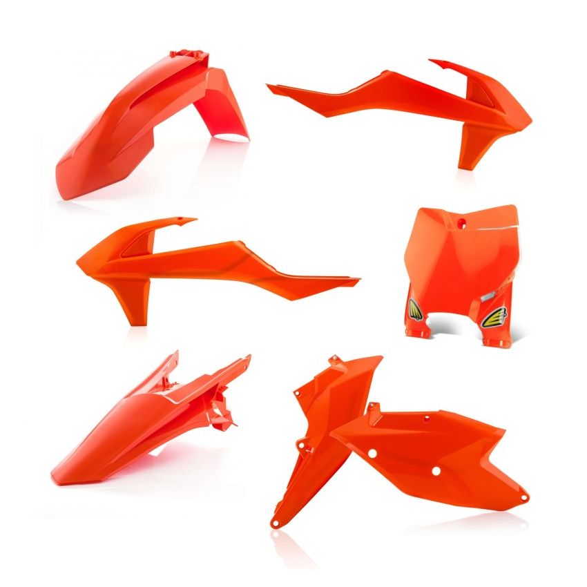 Cycra 1CYC-9417-22 16-18 KTM 125 SX Piece Replica Body Kit - Orange