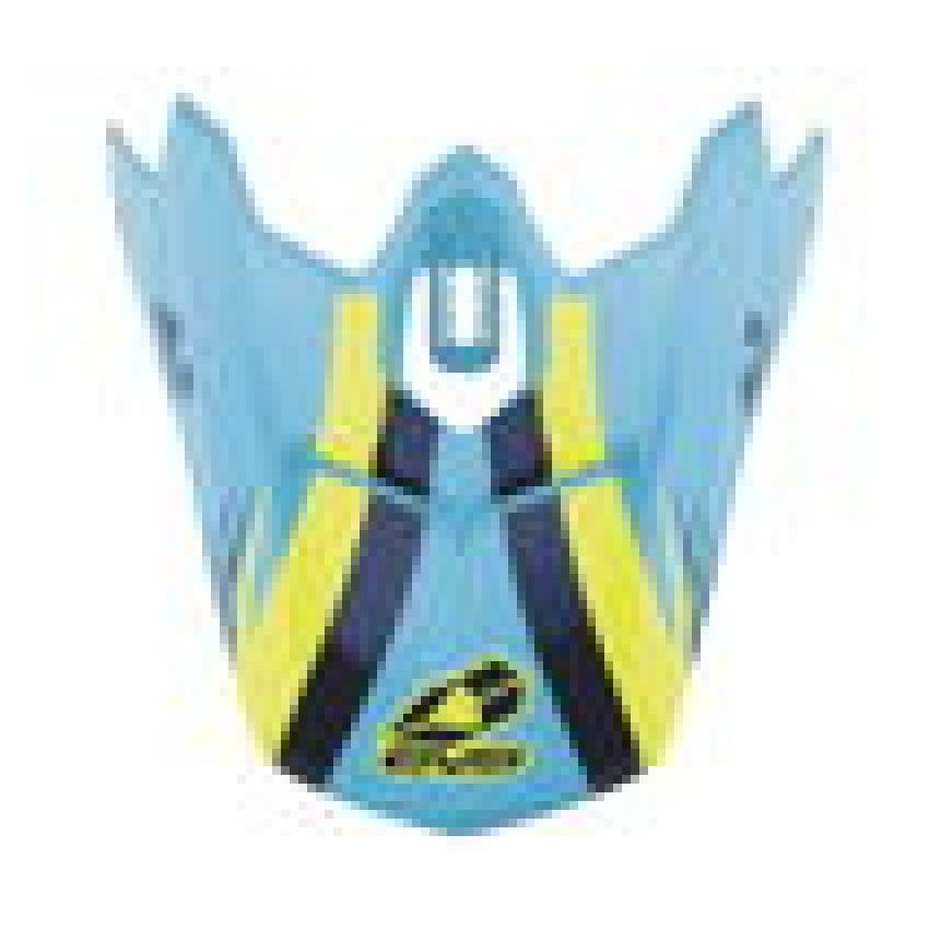 EVS H16T3W-VSBUHVY T3 Works Visor - Blue/Hivis/Yel