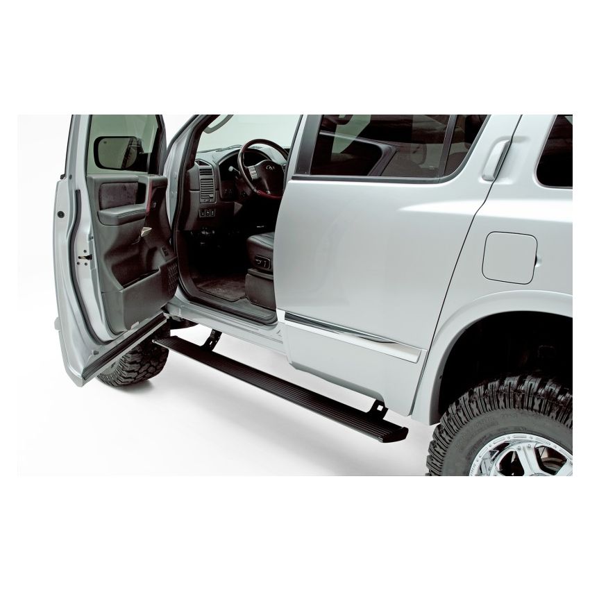 AMP Research 75110-01A 2004-2015 Nissan Titan Crew/King Cabs PowerStep - Black