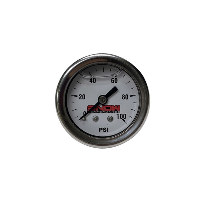 Snow 0-100PSI Fuel Pressure Gauge (1/8in NPT)