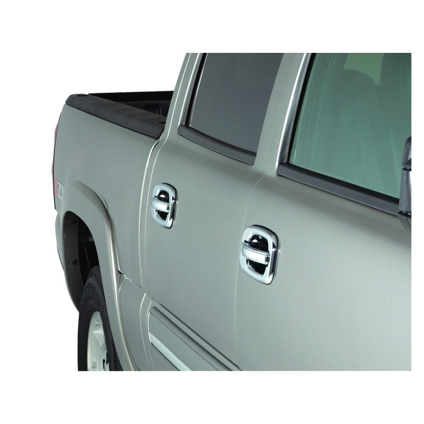 AVS 04-14 Ford F-150 (No Keypad/Passenger Keyhole) Door Handle Covers (4 Door) 8pc Set - Chrome