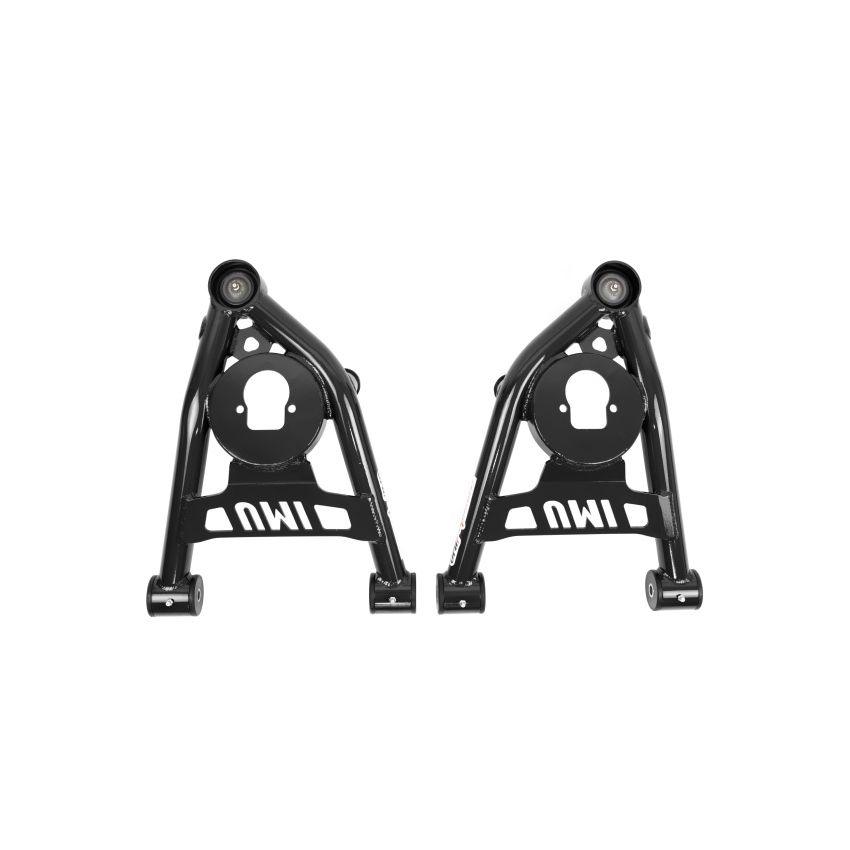 UMI Performance 403133-B 64-72 GM A-Body Tubular Upper & Lower Front A-Arm Kit - Black