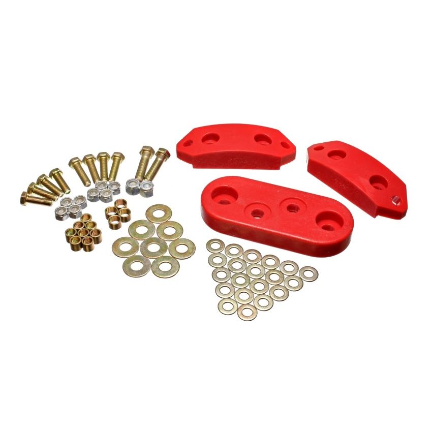 Energy Suspension 61-73 VW Beetle/70-73 Super Beetle Red Motor and Trans Mount Bushings (Inc H/W)