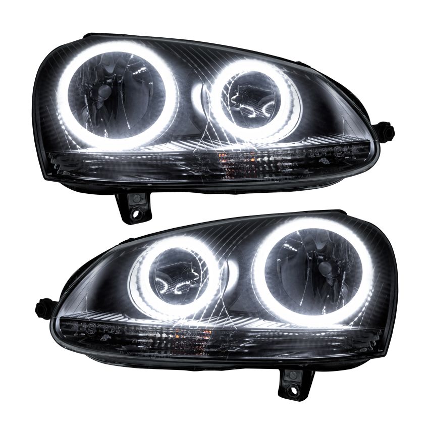 Oracle 06-10 Volkswagen Jetta SMD HL - Chrome - White