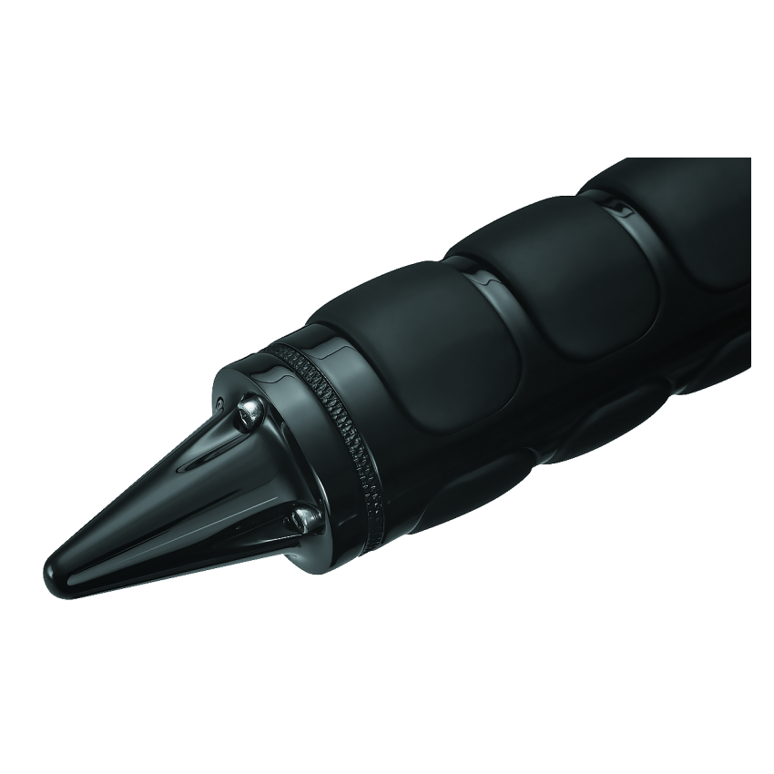 Kuryakyn 6359 Stiletto End Caps Grips Black