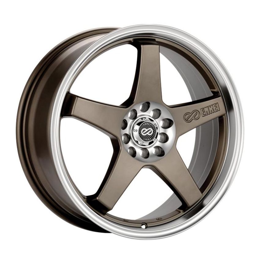 Enkei 446-875-0245ZP EV5 18x7.5 5x100/114.3 45mm Offset Bronze Wheel
