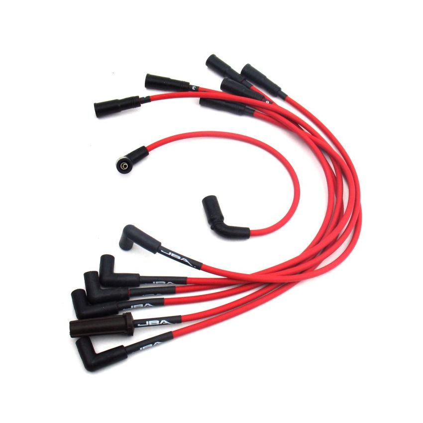 JBA 96-03 GM 4.3L Truck Ignition Wires - Red