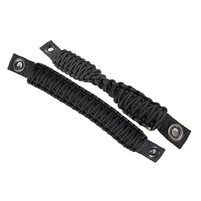 Fishbone Offroad 97-06 Jeep Wrangler Paracord Door Handles - Black