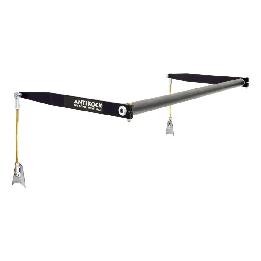 RockJock Antirock Sway Bar Kit Universal 50in x 1in Bar 21in Steel Arms