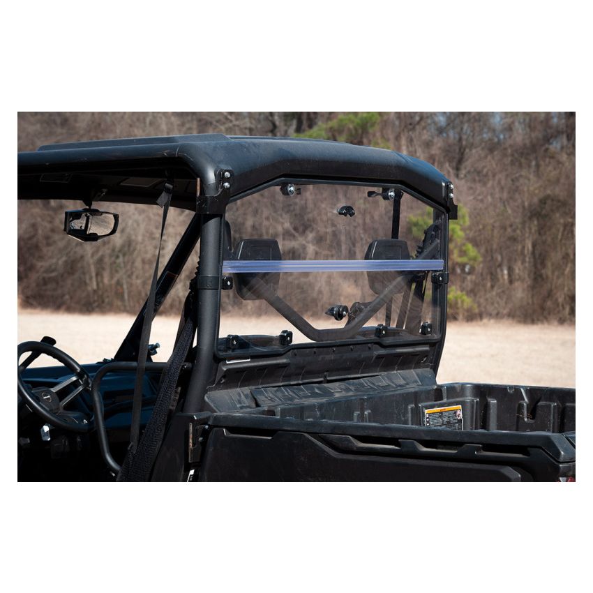 Seizmik 50-32000KIT 16-23 Can Am Defender HD5-HD10/MAX Rear Windshield Folding Poly carb