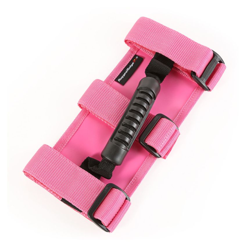 Rugged Ridge Ultimate Grab Handles Pink 55-20 CJ/Jeep Wrangler /JT