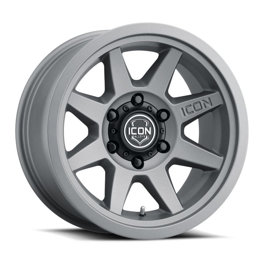 ICON Rebound 17x8.5 6x5.5 0mm Offset 4.75in BS 106.1mm Bore Charcoal Wheel