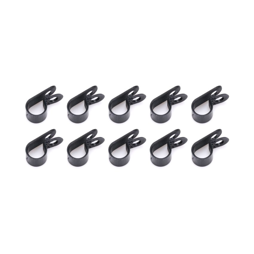 QUICKCAR RACING PRODUCTS QRP66-812 Adel Line Clamps Nylon 3/8in 10pk