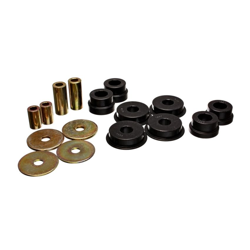 Energy Suspension 03-05 Mitsubishi Lancer EVO 8 Black Rear Differential / Mustache Bar Bushing Set