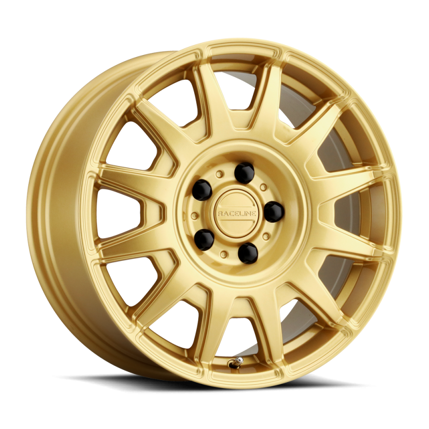 Raceline 401GD Aero 17x8in / 5x114.3 BP / 40mm Offset / 72.62mm Bore - Gloss Gold Wheel