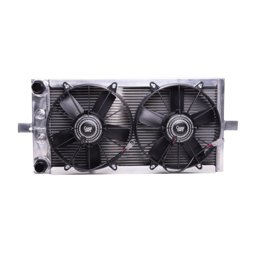 Chase Bays CB-14RAD-138-11UFAN Nissan 240SX S13/S14/S15 OE Style 1.38in Tucked Aluminum Radiator w/2 12in Ultra Fans