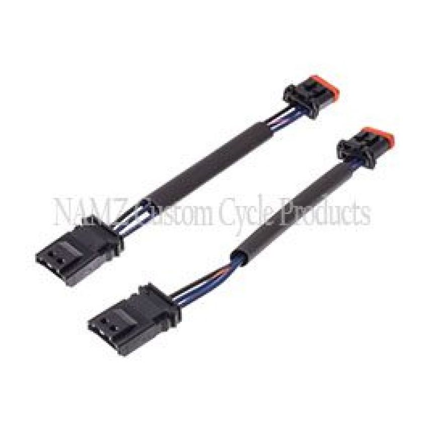 NAMZ NTSX-CB08 16-23 V-Twin Softail (Except FLSTC/FLSTN) Plug-N-Play Front Turn Signal Extension 8in.