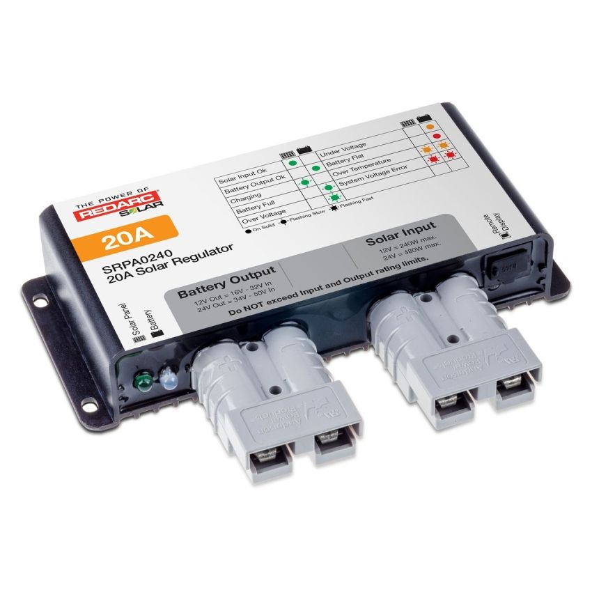 REDARC SRPA0240 Solar Regulator w/Anderson Connect - 20A