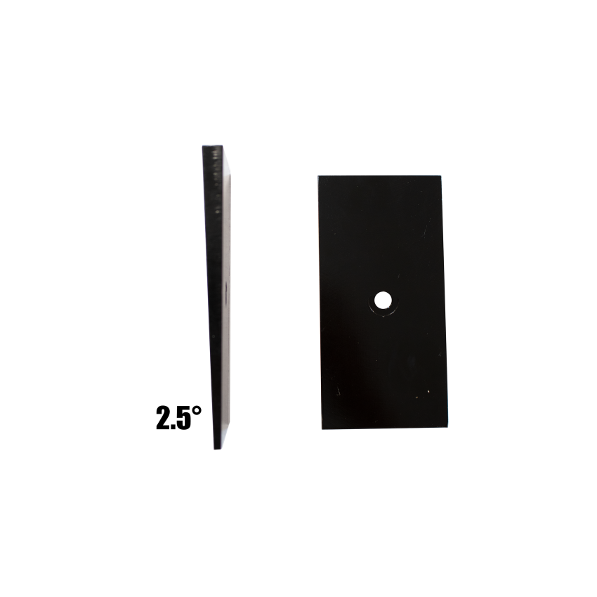 Fishbone Offroad FB27369 Universal 2.5in Leaf Spring Shim - Black