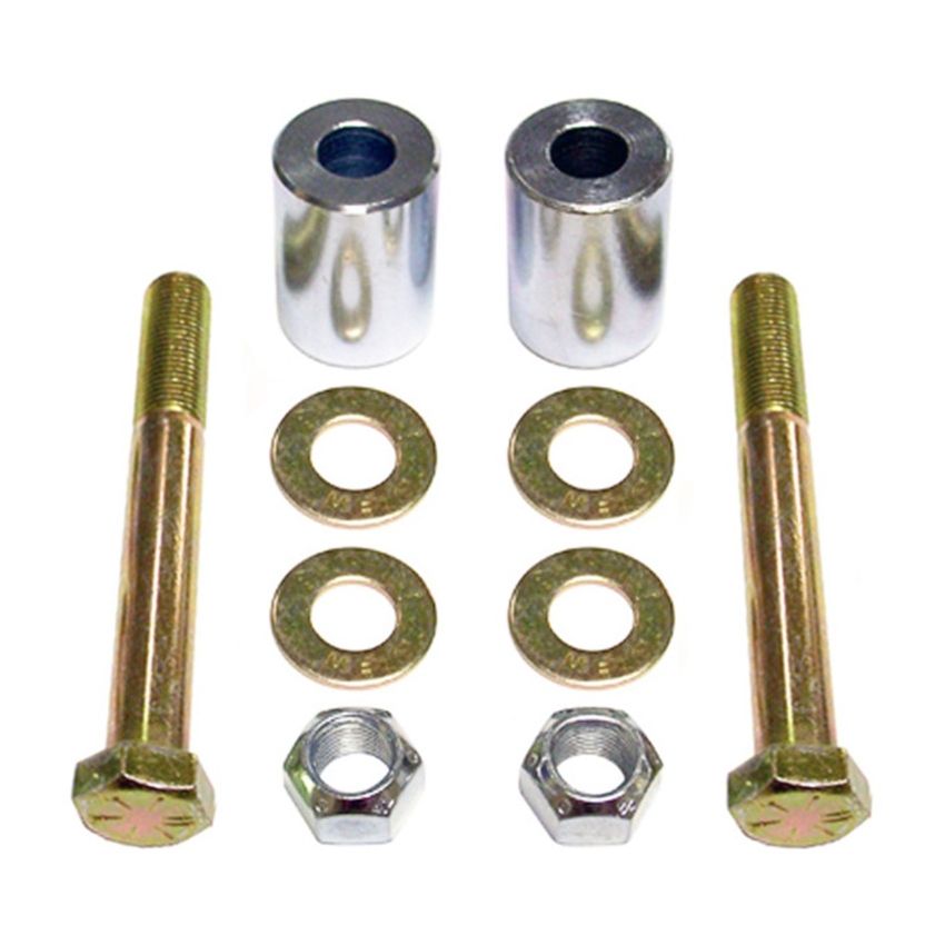 RockJock JK Shock Mount Relocation Kit Rear Lower w/ Hardware Pair