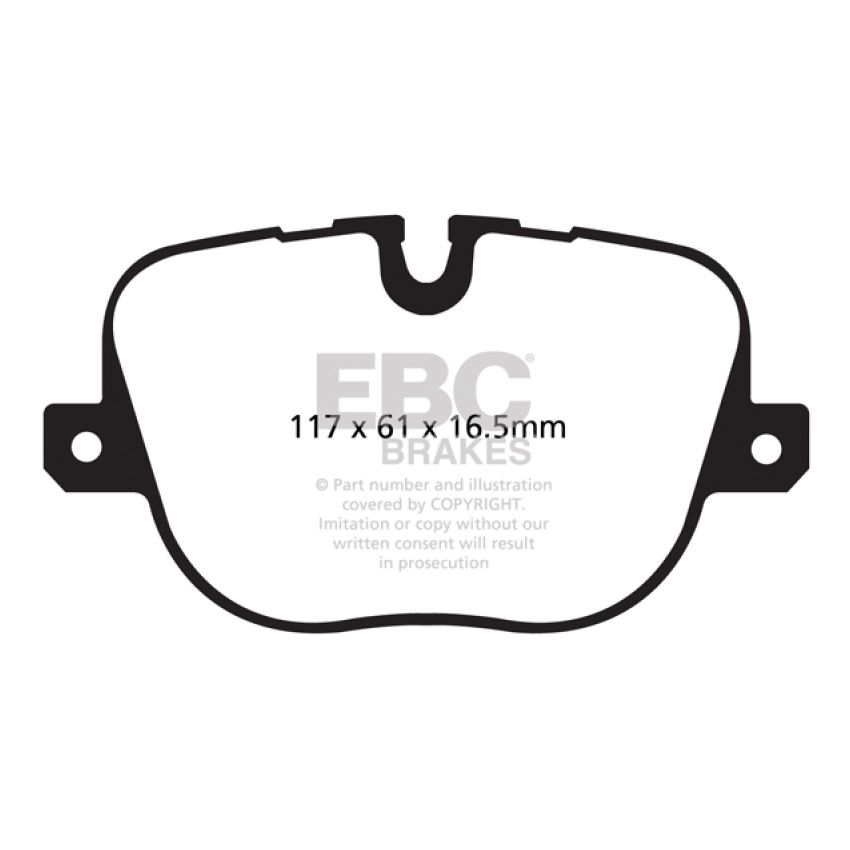 EBC DP42068R 10-12 Land Rover Range Rover 5.0 Supercharged Yellowstuff Rear Brake Pads