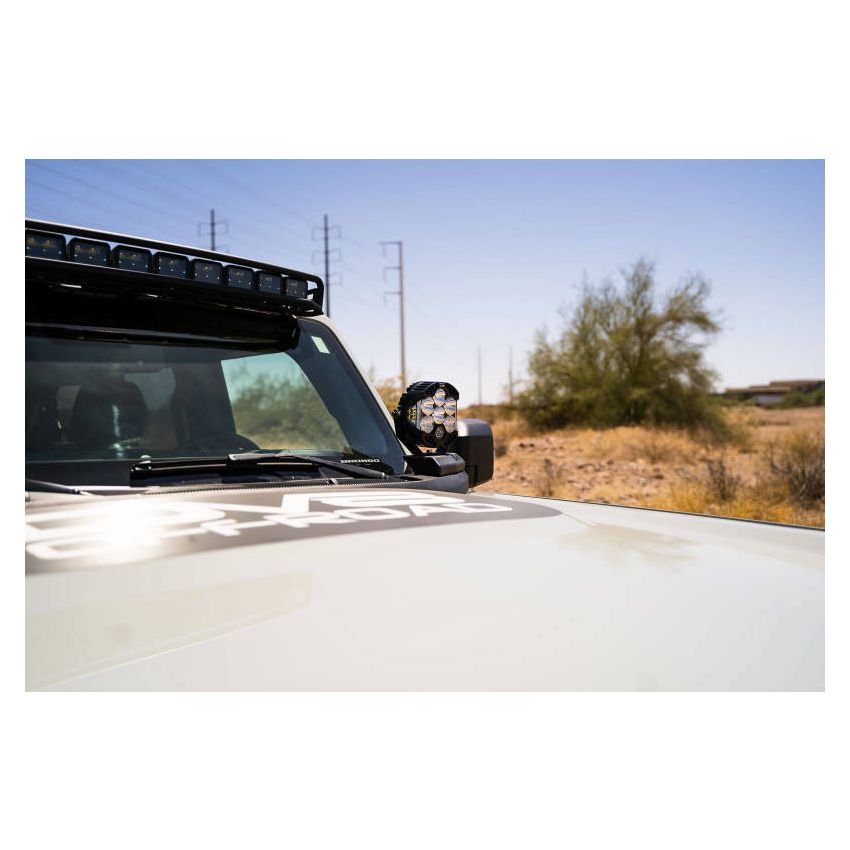 DV8 21-22 Ford Bronco A-Pillar Pod Light Mounts