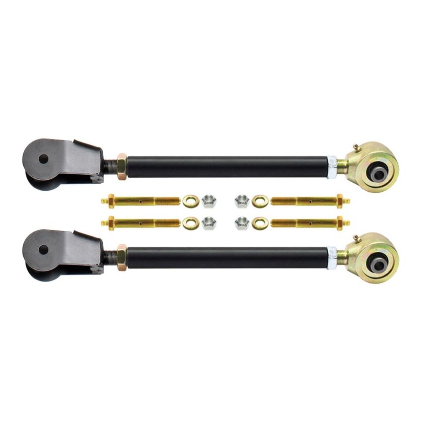 RockJock TJ/LJ/XJ/MJ Johnny Joint Front Upper Double Adjustable Control Arms