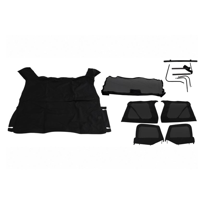 Rampage 68535 1997-2006 Jeep Wrangler(TJ) Complete Top - Black Diamond