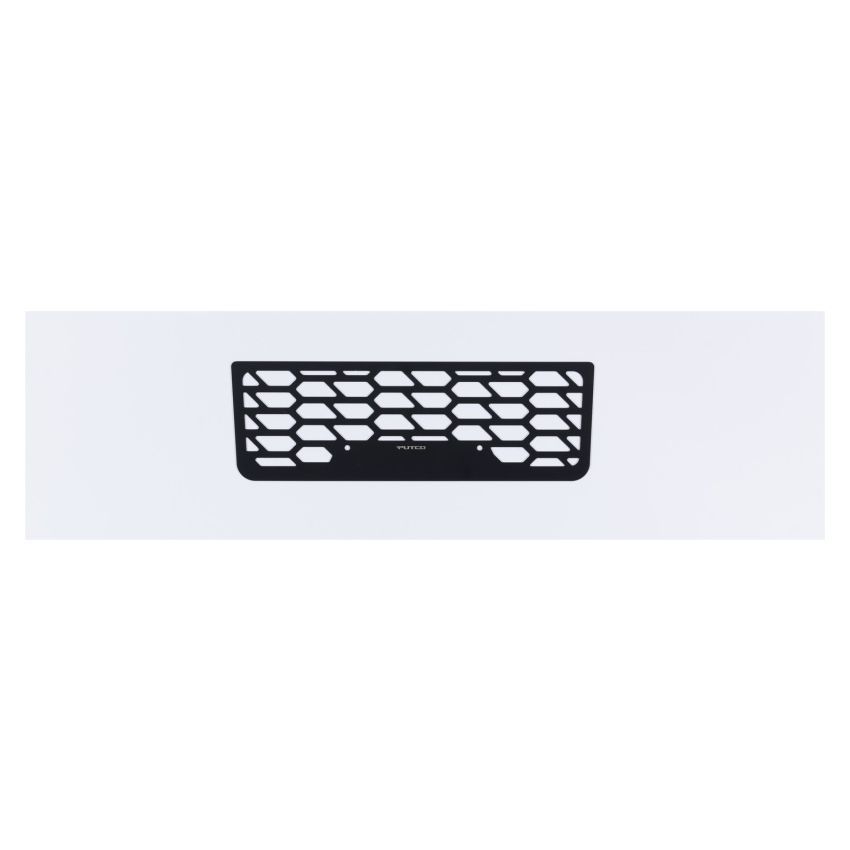 Putco 83166 17-19 Ford SuperDuty - Hex Shield - Black Powder Coated Bumper Grille Inserts