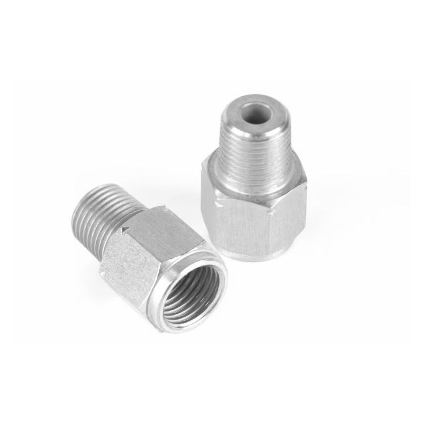 Haltech HT-010922 M10 x 1.0 to 1/8 NPT Adaptor Thread M10 x 1.0 Female to 1/8NPTF Male