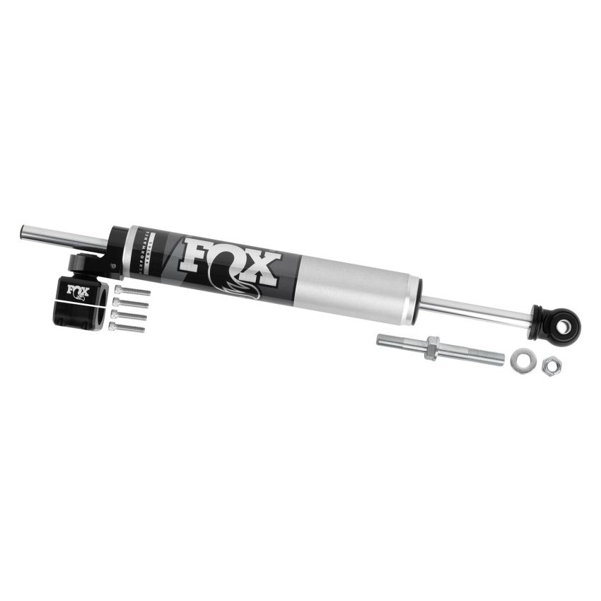 Fox 2007+ Jeep JK 8.2in 2.0 Tie Rod Clamp Steering Stabilizer