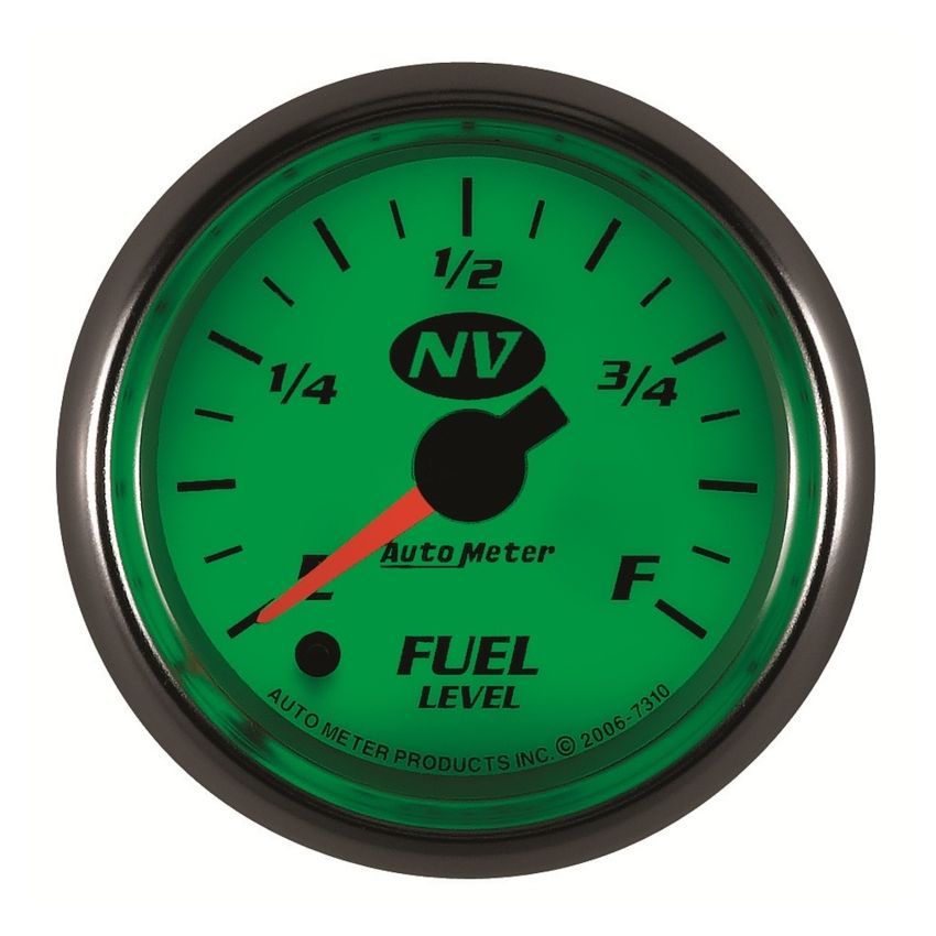 AutoMeter 7310 GAUGE, FUEL LEVEL, 2 1/16