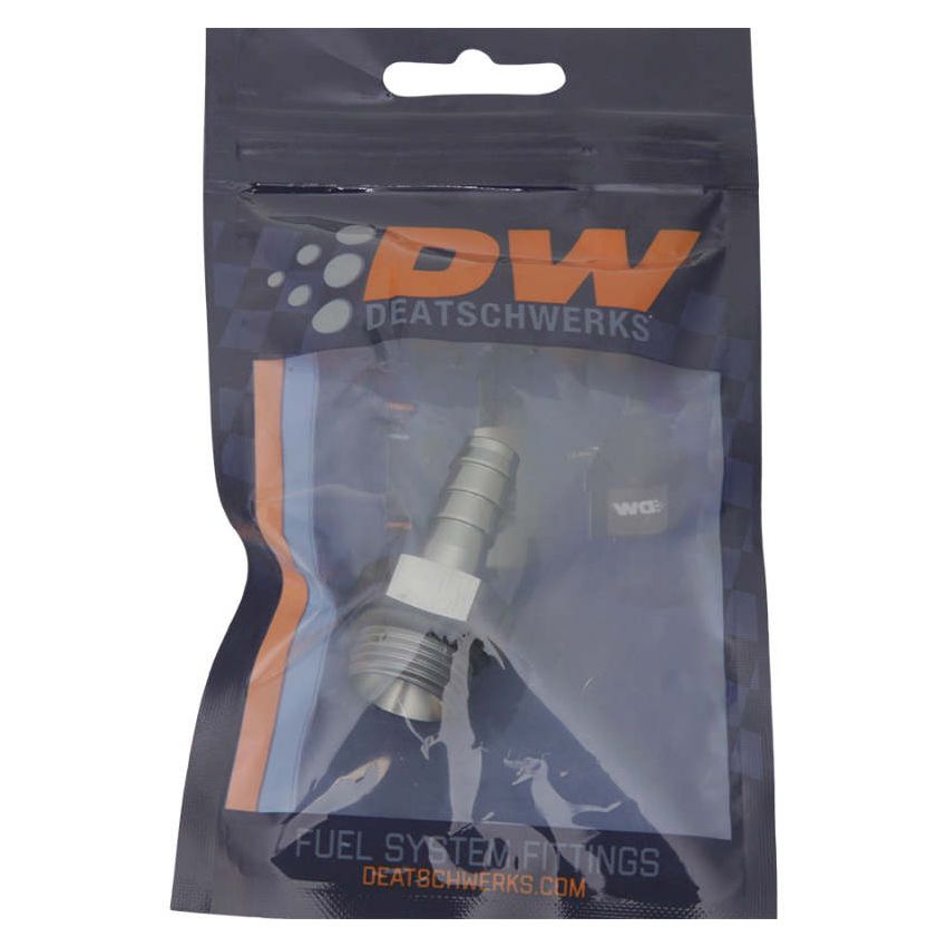 DeatschWerks 8AN ORB Male To 3/8in. Male Triple Barb Fitting (Incl. O-Ring)