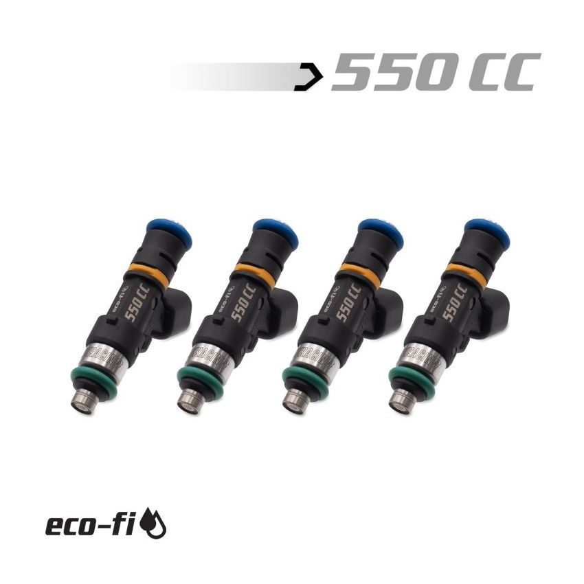 BLOX Racing Eco-Fi Street Injectors 550cc/min Honda K Series (Set of 4)