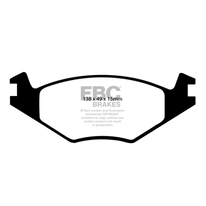 EBC UD280 86-93 Volkswagen Cabriolet 1.8 Ultimax2 Front Brake Pads