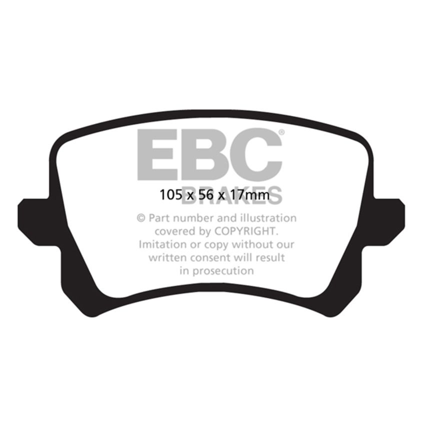 EBC DP32004C 15+ Audi Q3 2.0 Turbo Redstuff Rear Brake Pads