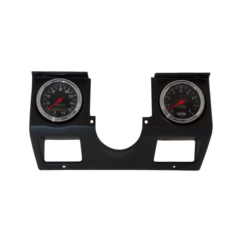 AutoMeter 7040 DIR FIT DSH KT, WRANGLER (YJ) 87-96, TACH/MPH/FUEL/OILP/WTMP/VOLT/TRANS, JEEP