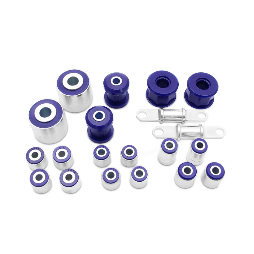 SuperPro 2004 Mazda 3 i Front/Rear Vehicle Master Bushing Kit Std Alignment w/ Trailing Arm Bushing