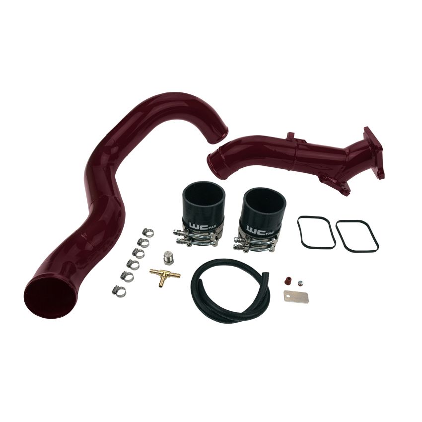 Wehrli 01-04 Chevrolet 6.6L LB7 Duramax 3in Y-Bridge Kit - WCFab Grey