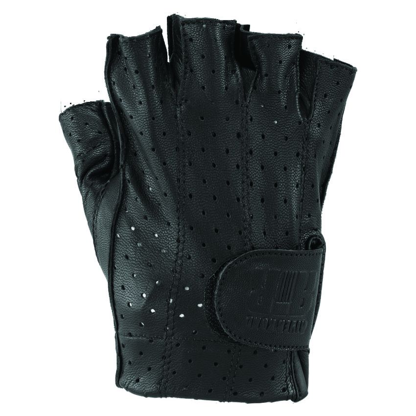 Kuryakyn 094471 Leather By River Road Tucson Shorty Gloves Black - 3XL